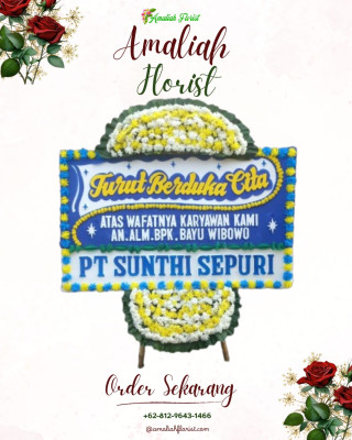 Papan Bunga Duka di Wungu